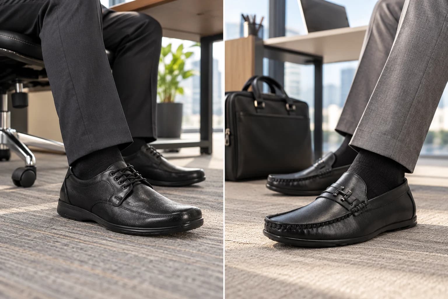 Leather vs Synthetic Leather Shoes: Which Is Better for Everyday Office Wear?